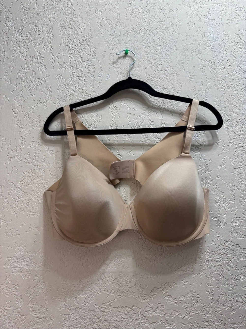 Soma Vanishing 360 Bra 42C Nude Beige Full Coverage Smooth T-Shirt Bra